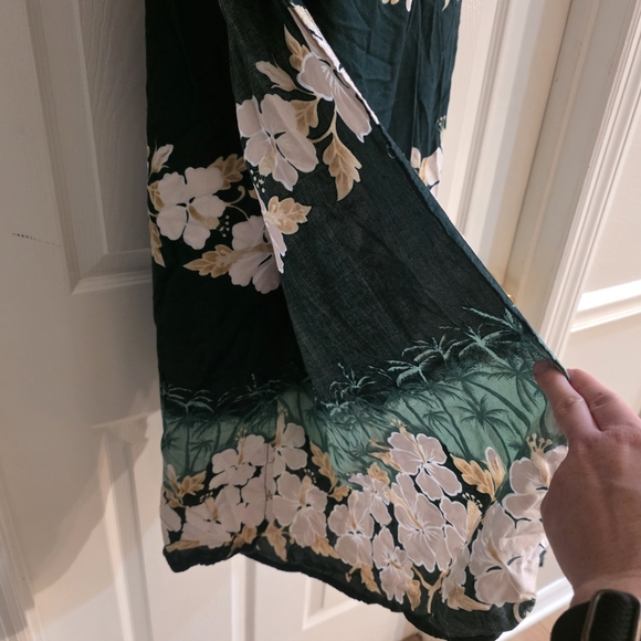 Hibiscus Collection Hawaii Wrap Pants-OSFM - Picture 4 of 13